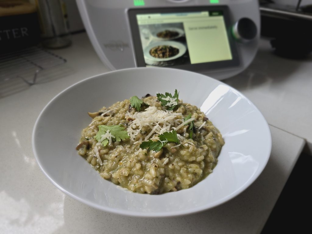 thermomix mushroom rissotto